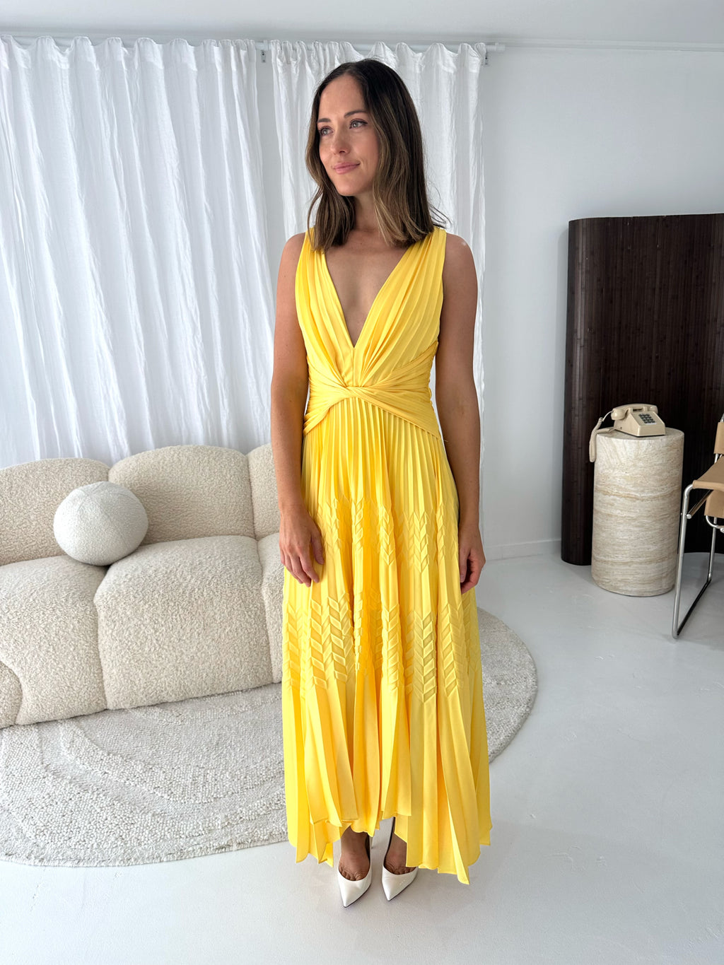 Acler- Bettencourt Dress- Sunshine- Size 6