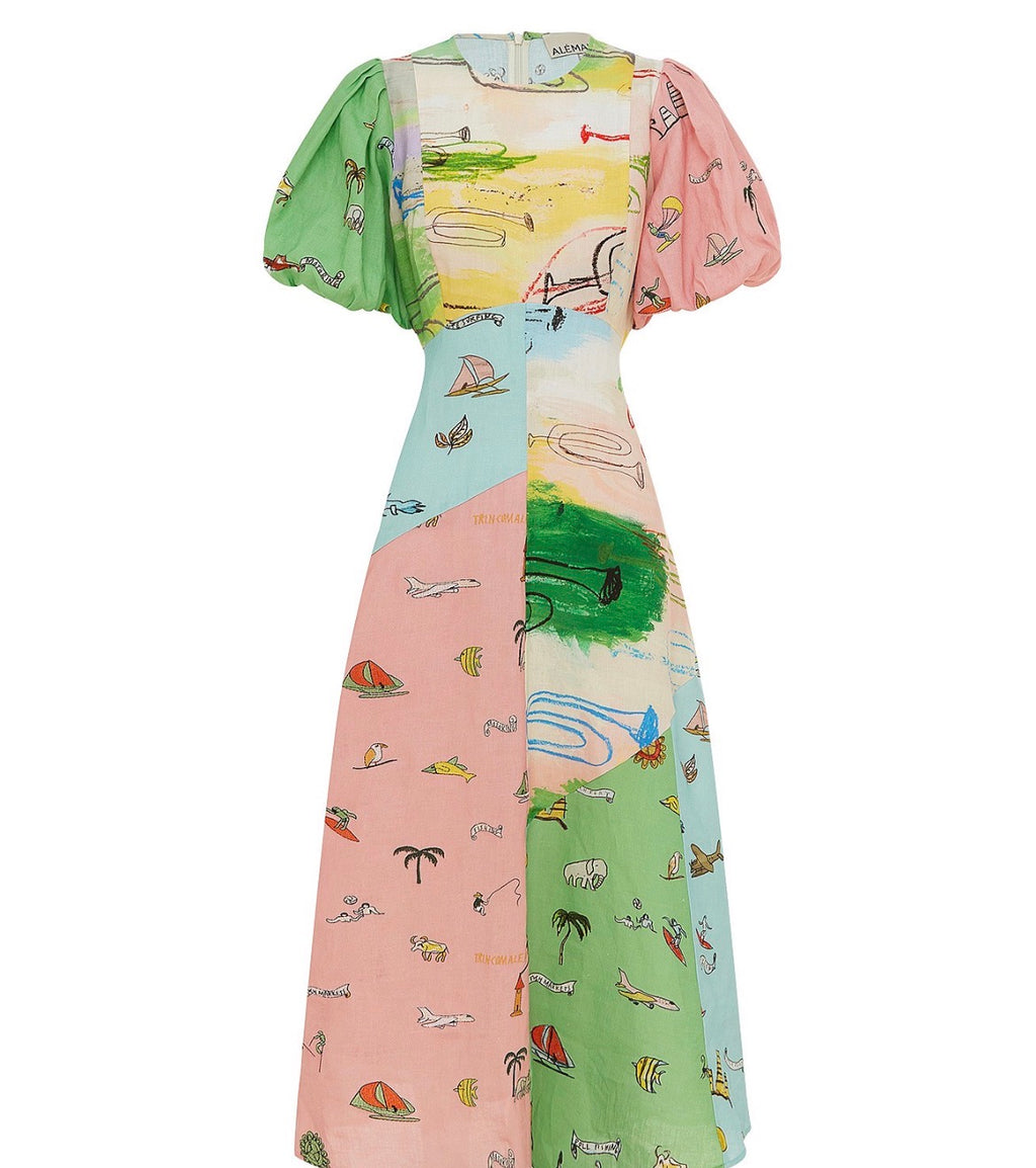 ALÉMAIS – Jet Midi Dress – Size 10