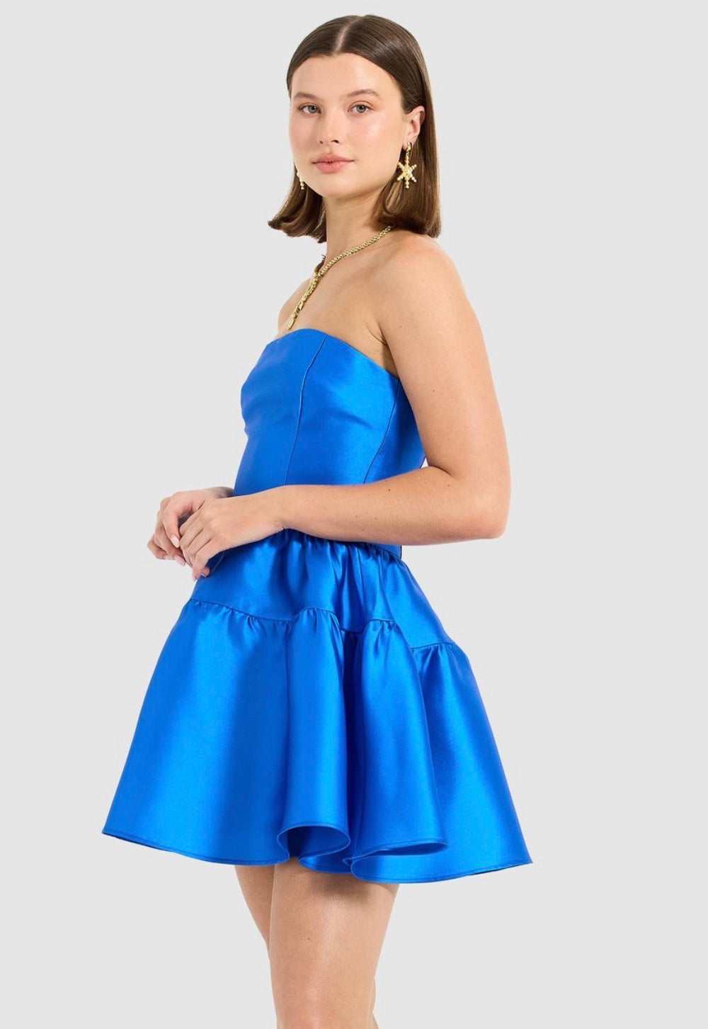 Pasduchas- Pippa Mini Dress- Cobalt- Size 8