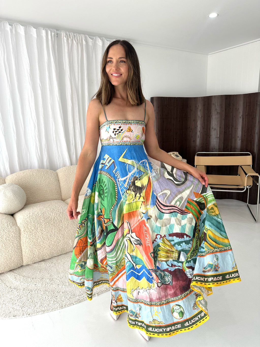 Alemais- Lucky Pace Sundress- Size 6