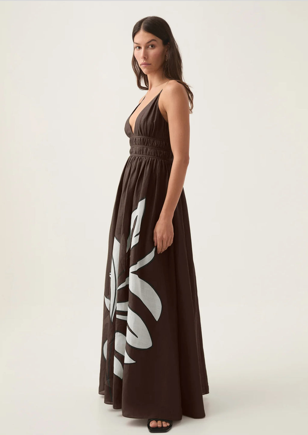AJE - Planetary Maxi Dress- Brown- Size 12 & 16