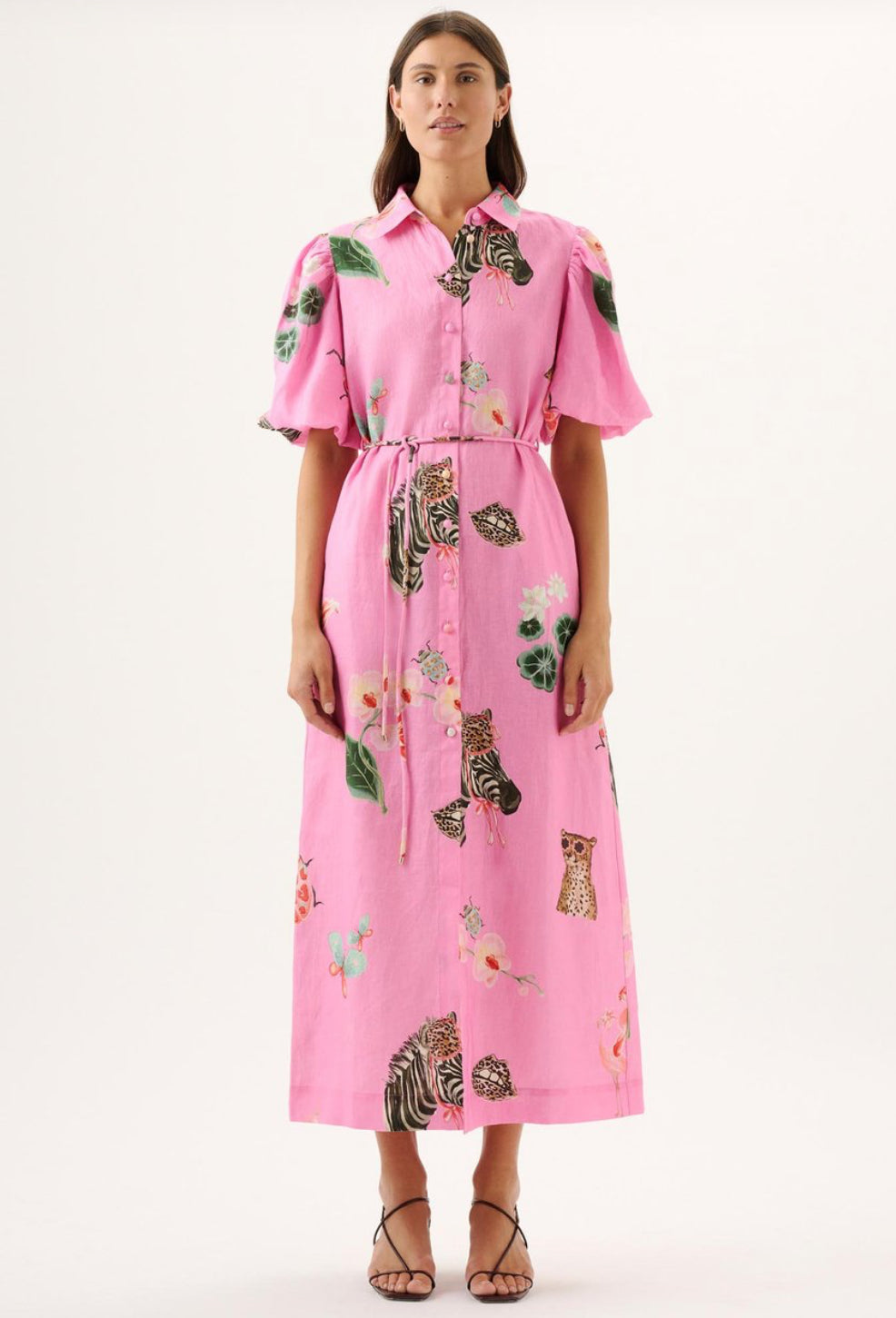 ROAME.- Berkeley Dress- Pink- Size L