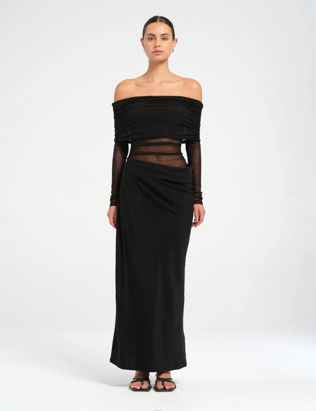Benni -Yasmin Maxi Dress- Black- Size 10