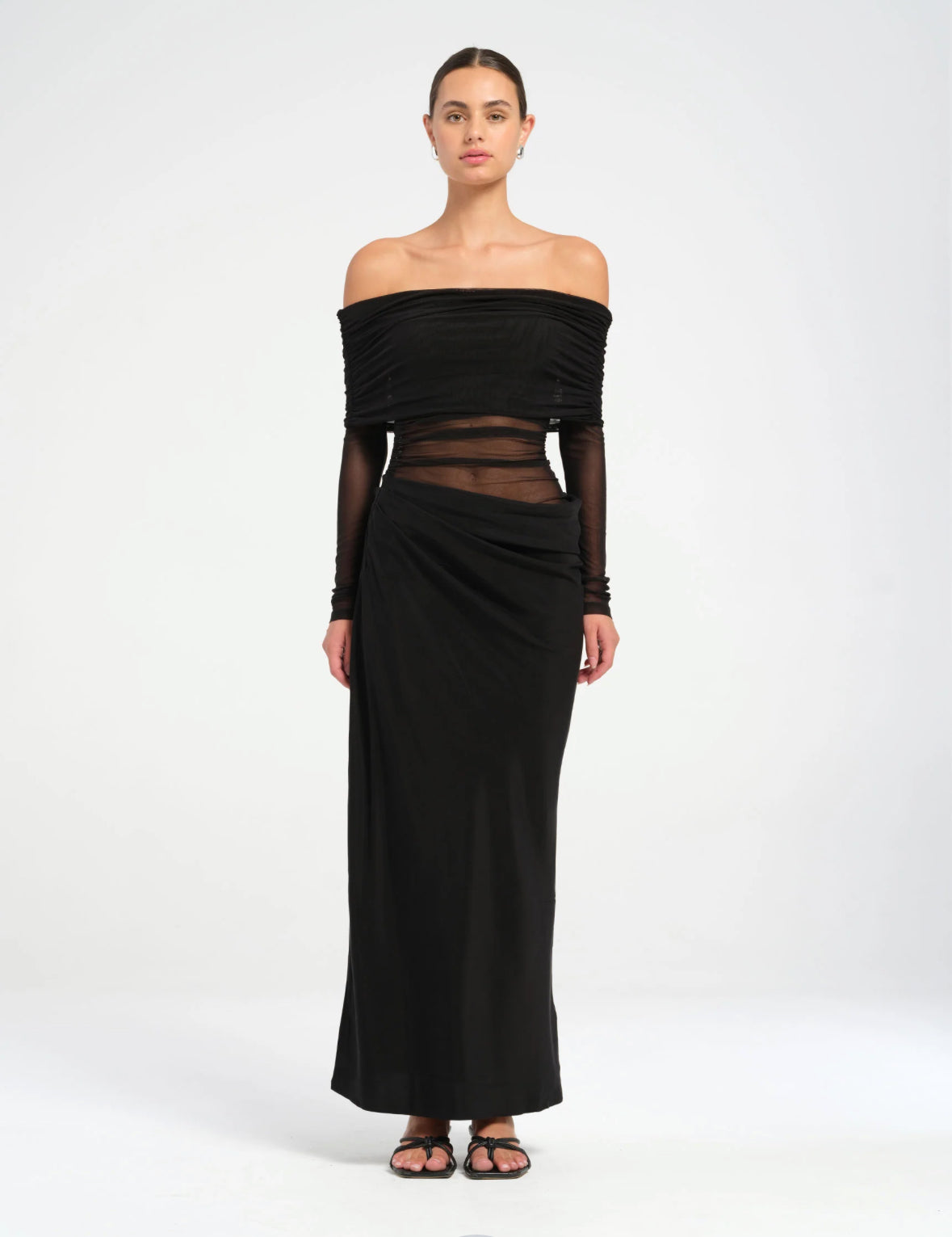 Benni -Yasmin Maxi Dress- Black- Size 10