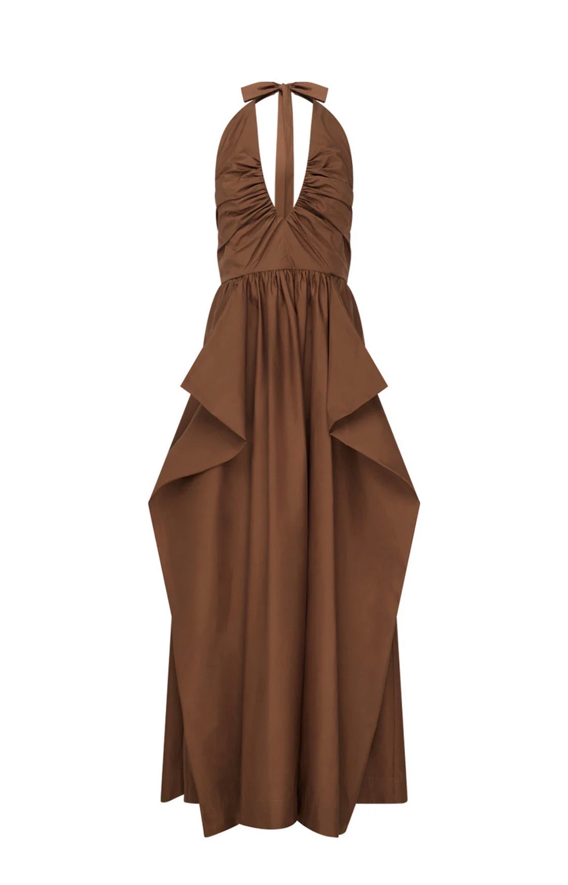 Manning Cartell- Provence Halter Dress– Cognac- Size 12 & 14
