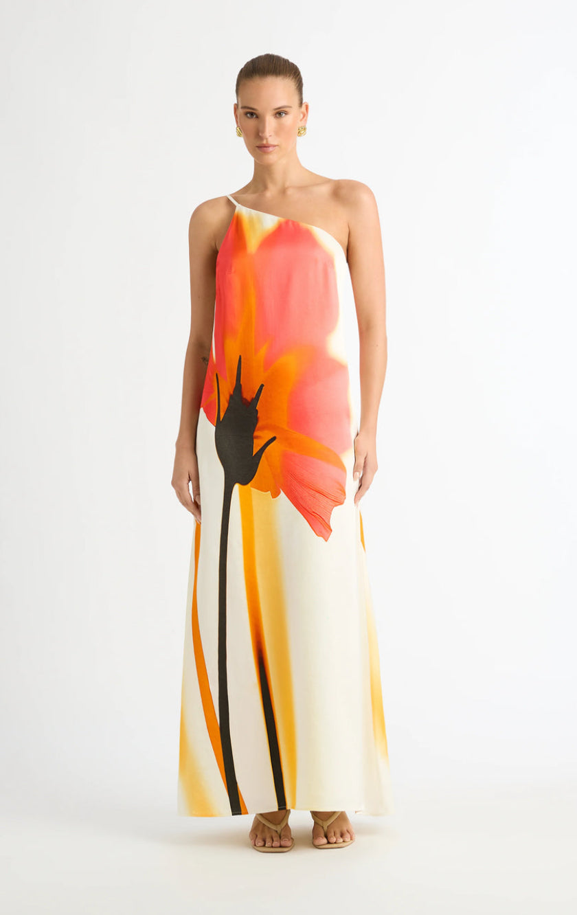 Sheike- Posey- One Shoulder Maxi Dress- Size  12