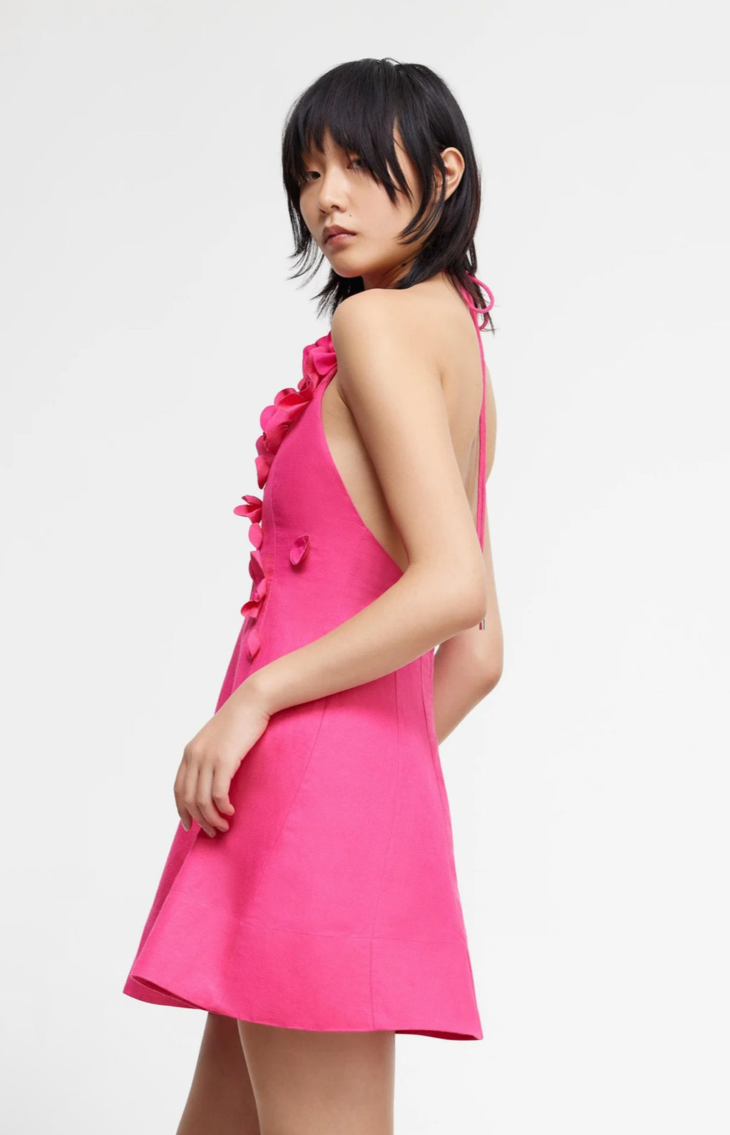 Acler- Toren Mini Dress- Azalea Pink- Size 10