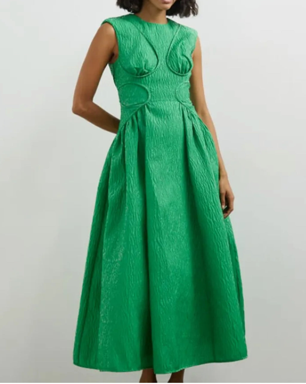 Rachel Gilbert- Celia Dress- Apple Green- Size 14
