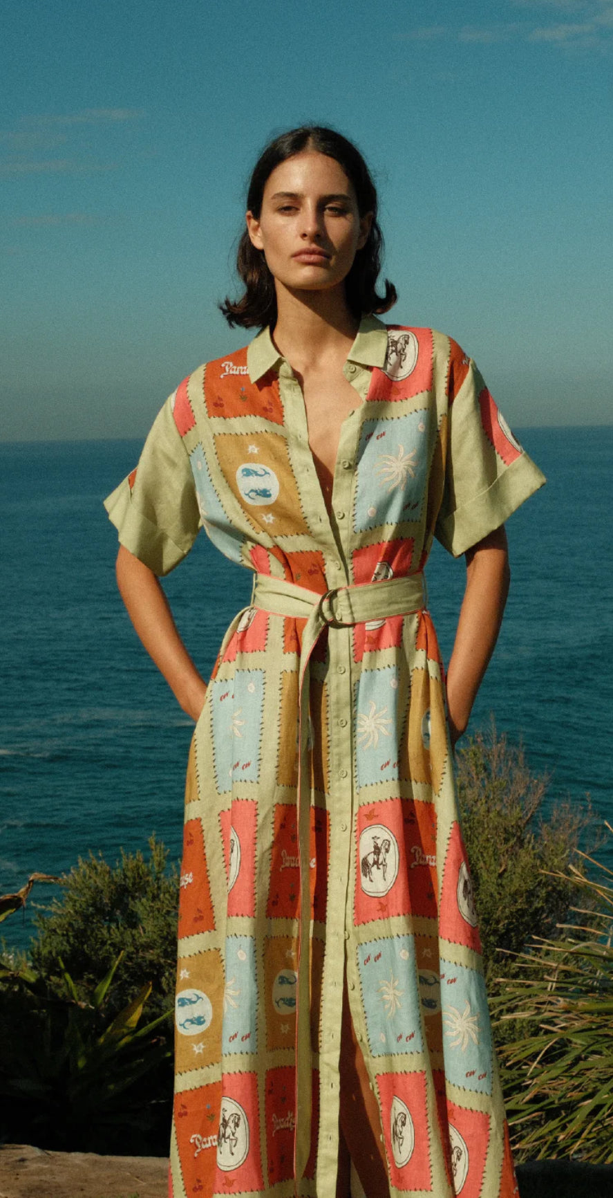 Palm Noosa  - Maya Dress- Maya Tile- Size 16