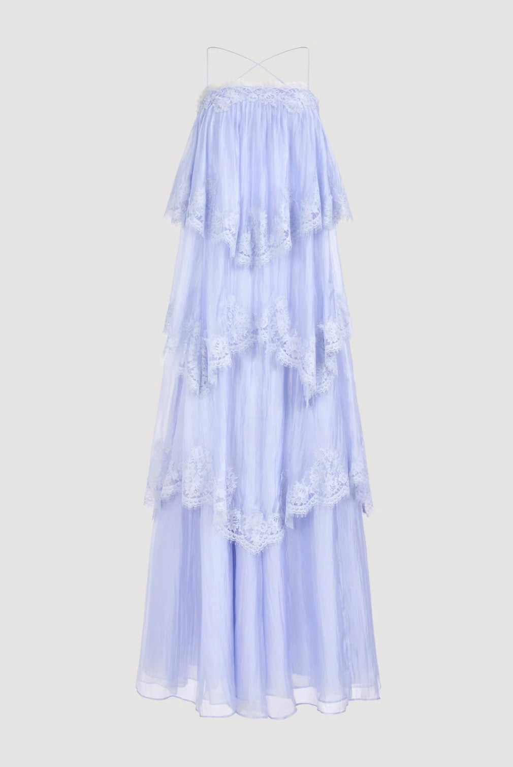 AJE- Ophelia Lace Gown- Blue- Size 8