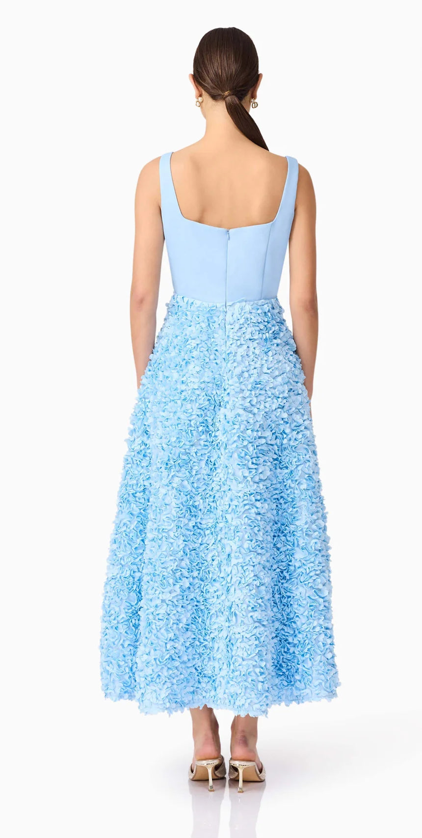 Elliatt- Kaia Floral Maxi Dress- Blue- Size XL