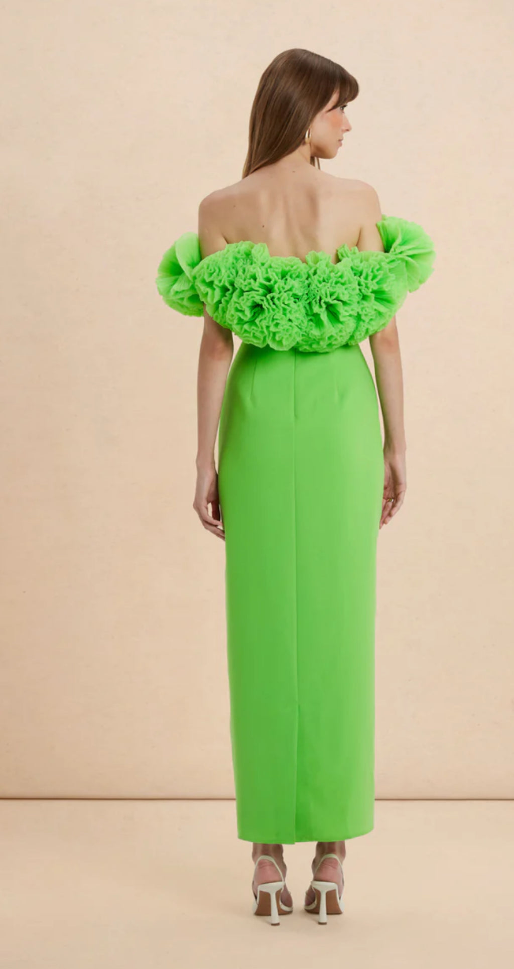 Sonya Moda- Sorrento Gown- Fluroescente Verde (Green)- Size 10