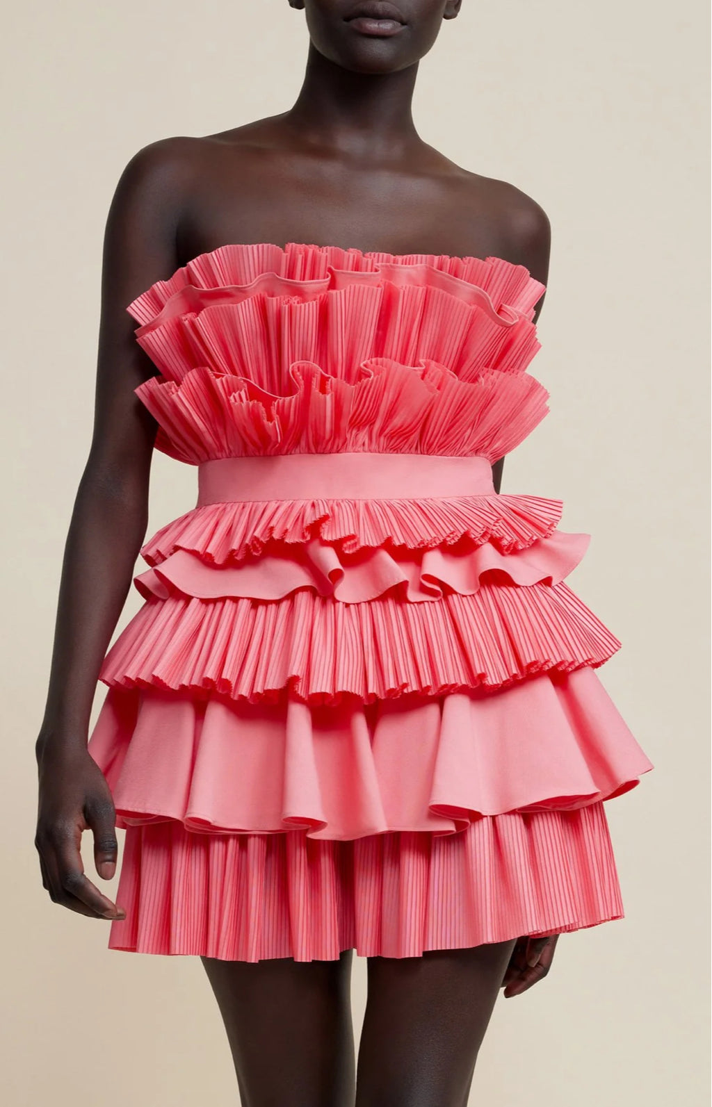 Acler- Elsher Mini Dress- Rouge- Size 10