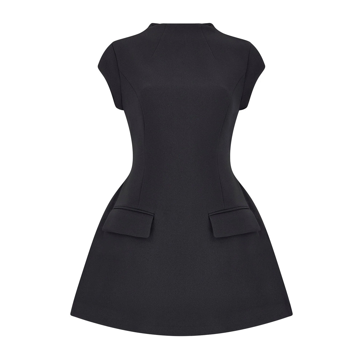 Odd Muse  - The Ultimate Muse Cap Sleeve Mini Dress - Black