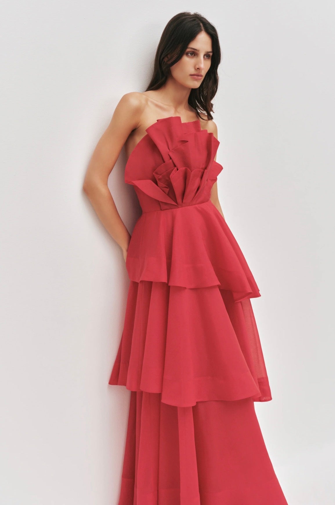 AJE – Selestia Gown- Scarlet Red- Size 12