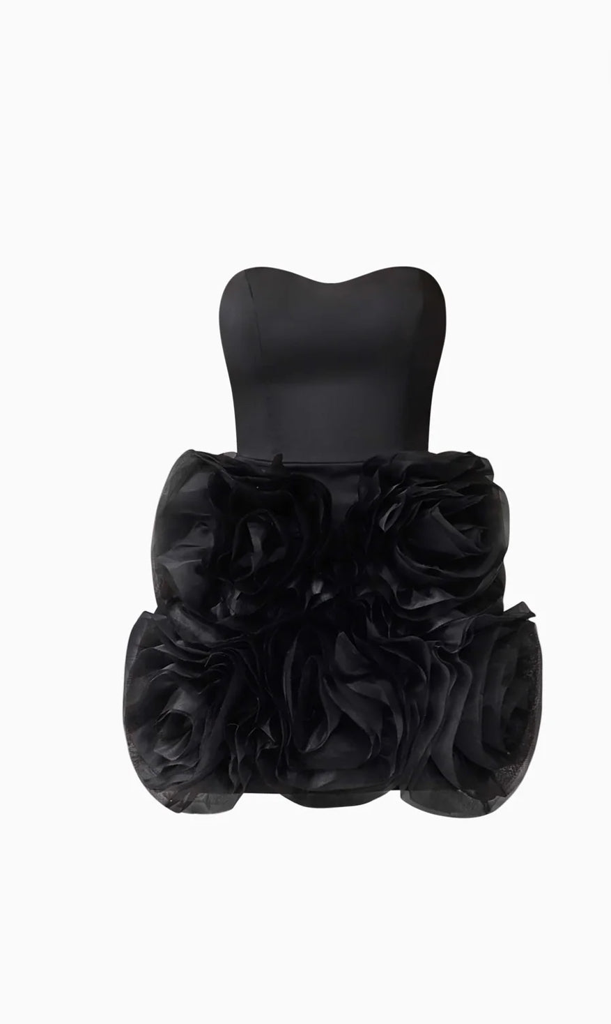 Elliatt-  Asher Strapless Mini Dress- Black- Size Medium