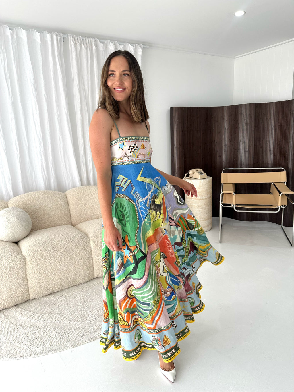 Alemais- Lucky Pace Sundress- Size 6