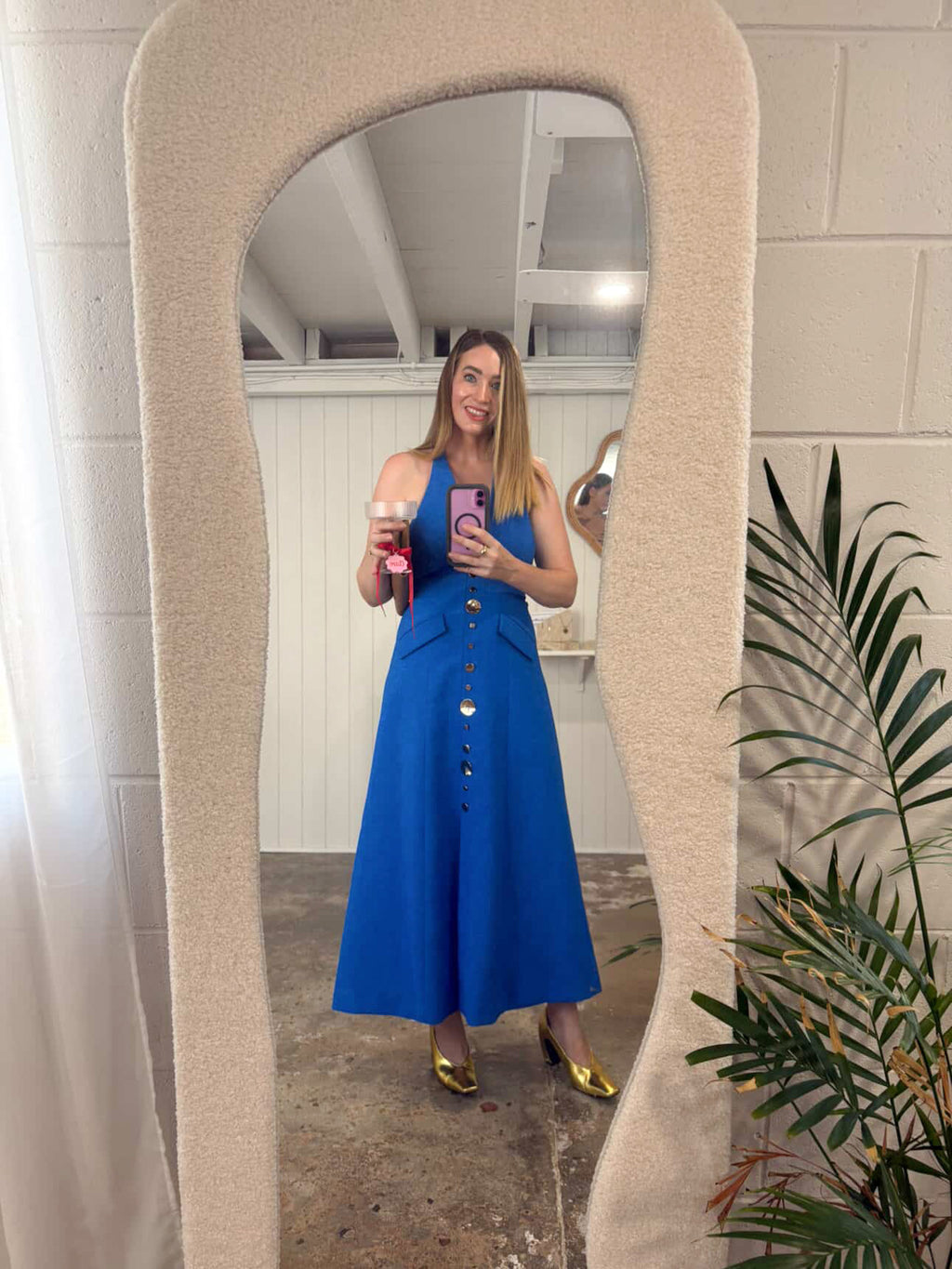 Sheike- Shai Maxi Dress- Blue- Size 8