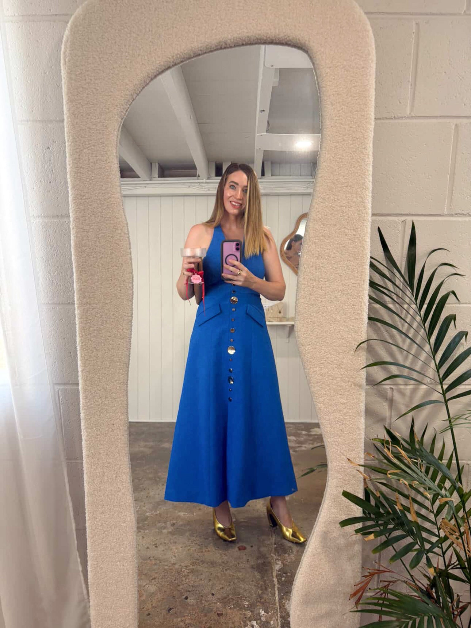 Sheike- Shai Maxi Dress- Blue- Size 8