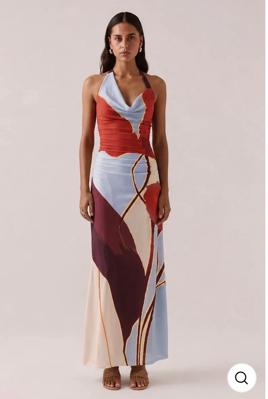 Sovere Studio– Kalea Dress- Blue Bloom- Size 8
