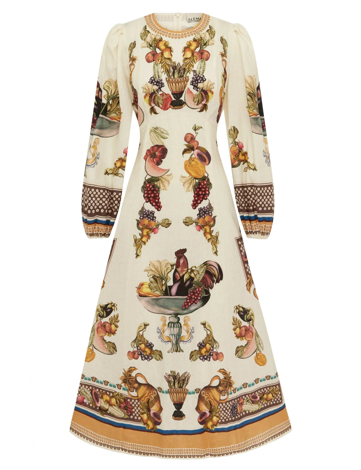 Alemais- Mercado Midi Dress- Size 8