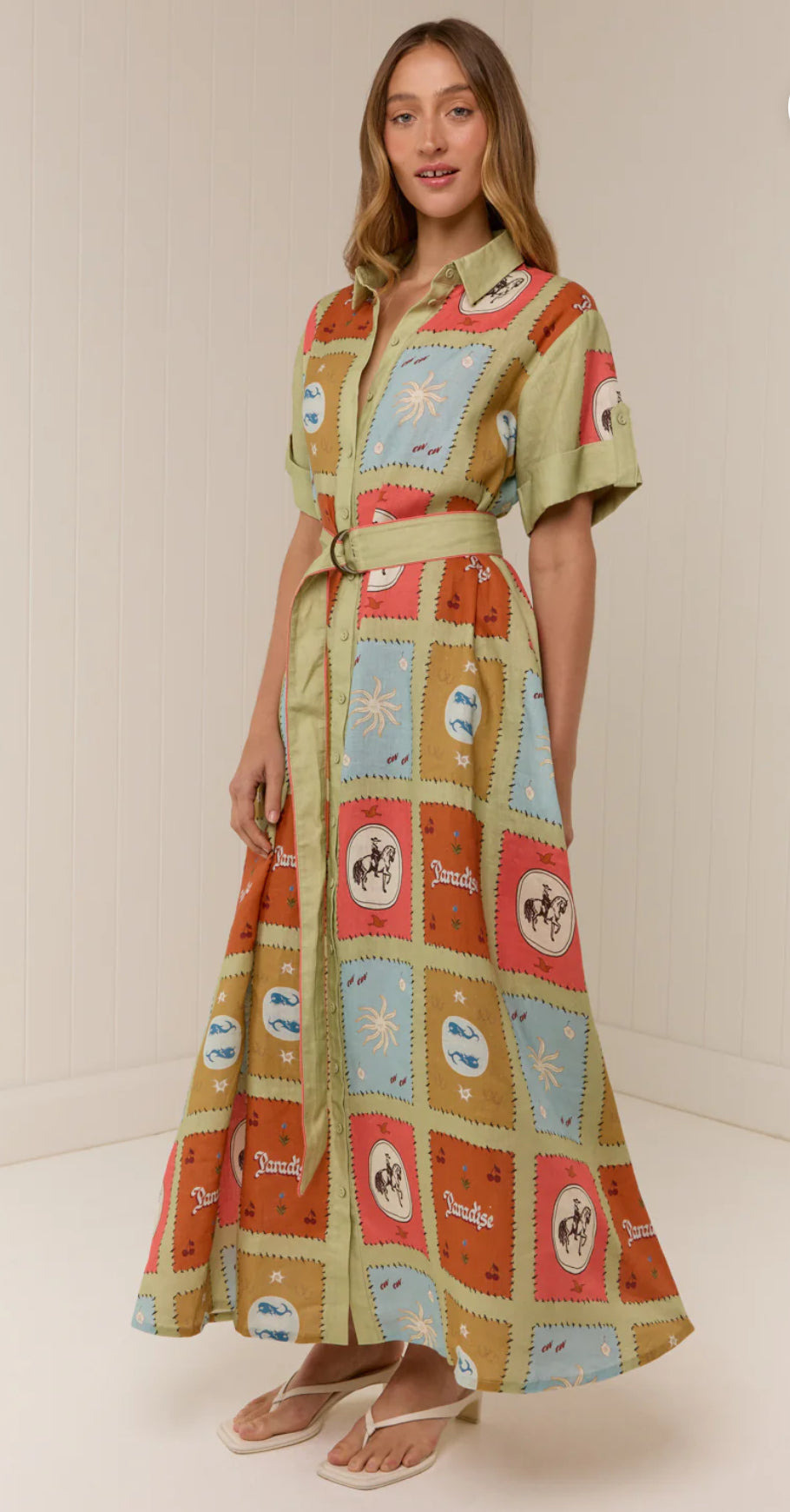 Palm Noosa  - Maya Dress- Maya Tile- Size 16