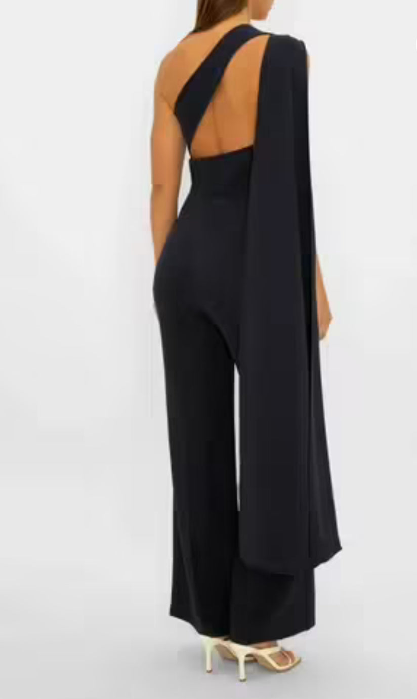 Carla Zampatti- Jumpsuit- Navy- Size 8