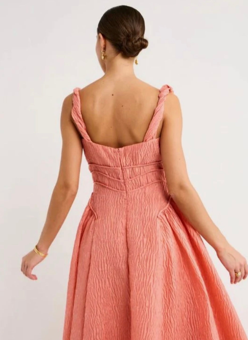 Rachel Gilbert- Sophy Strap Dress- Pink- Size 10
