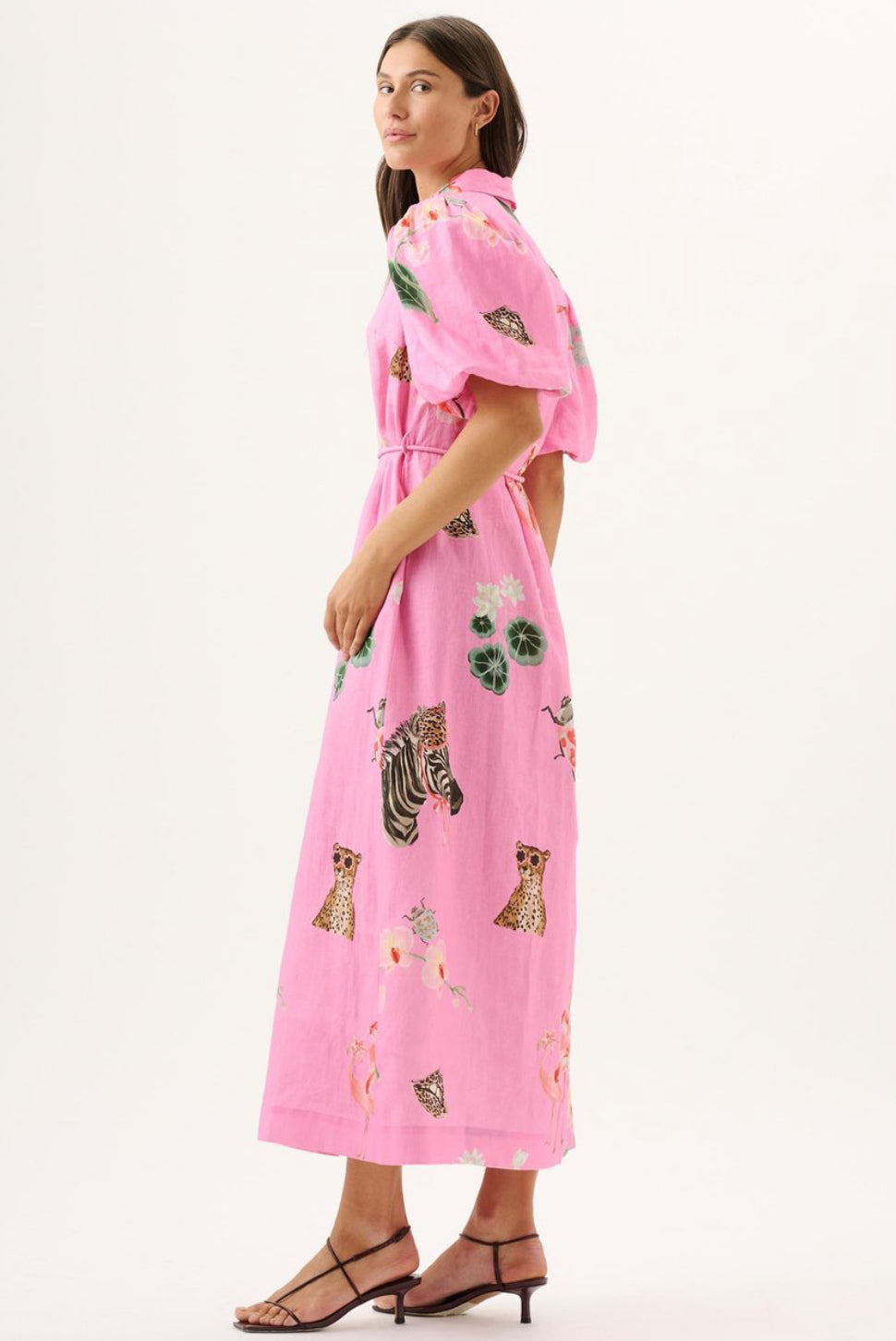 ROAME.- Berkeley Dress- Pink- Size L