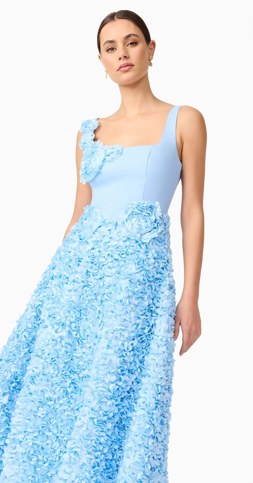 Elliatt- Kaia Floral Maxi Dress- Blue- Size XL