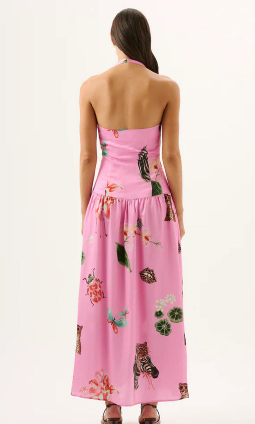 ROAME.- Sangria Dress- Pink- Size L