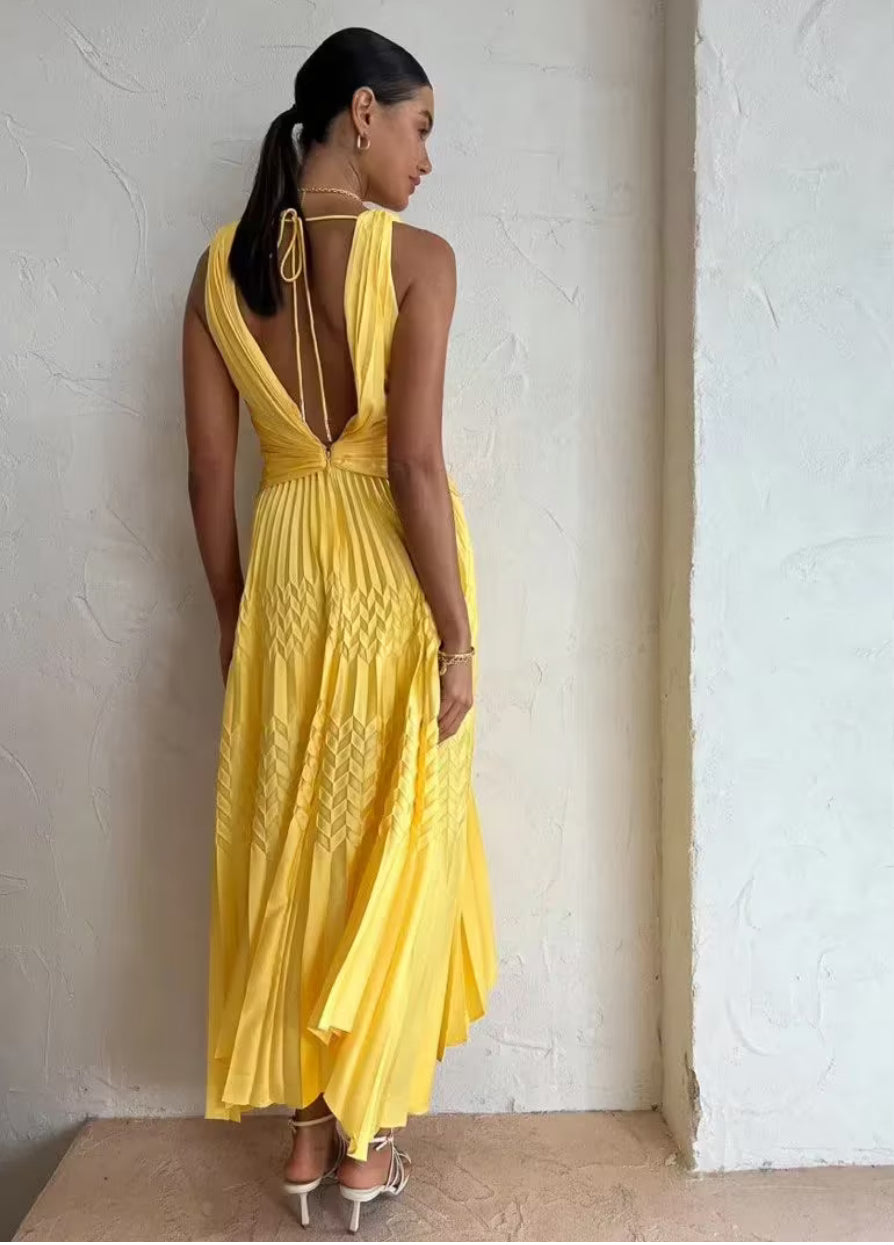 Acler- Bettencourt Dress- Sunshine- Size 6