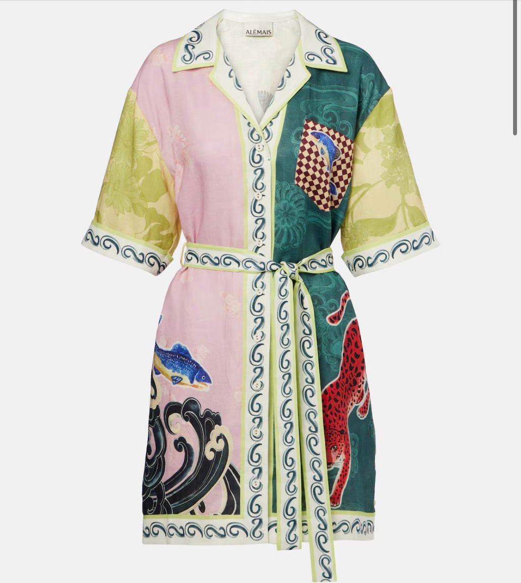 ALÉMAIS – Rochester Mini Shirtdress- Size 12