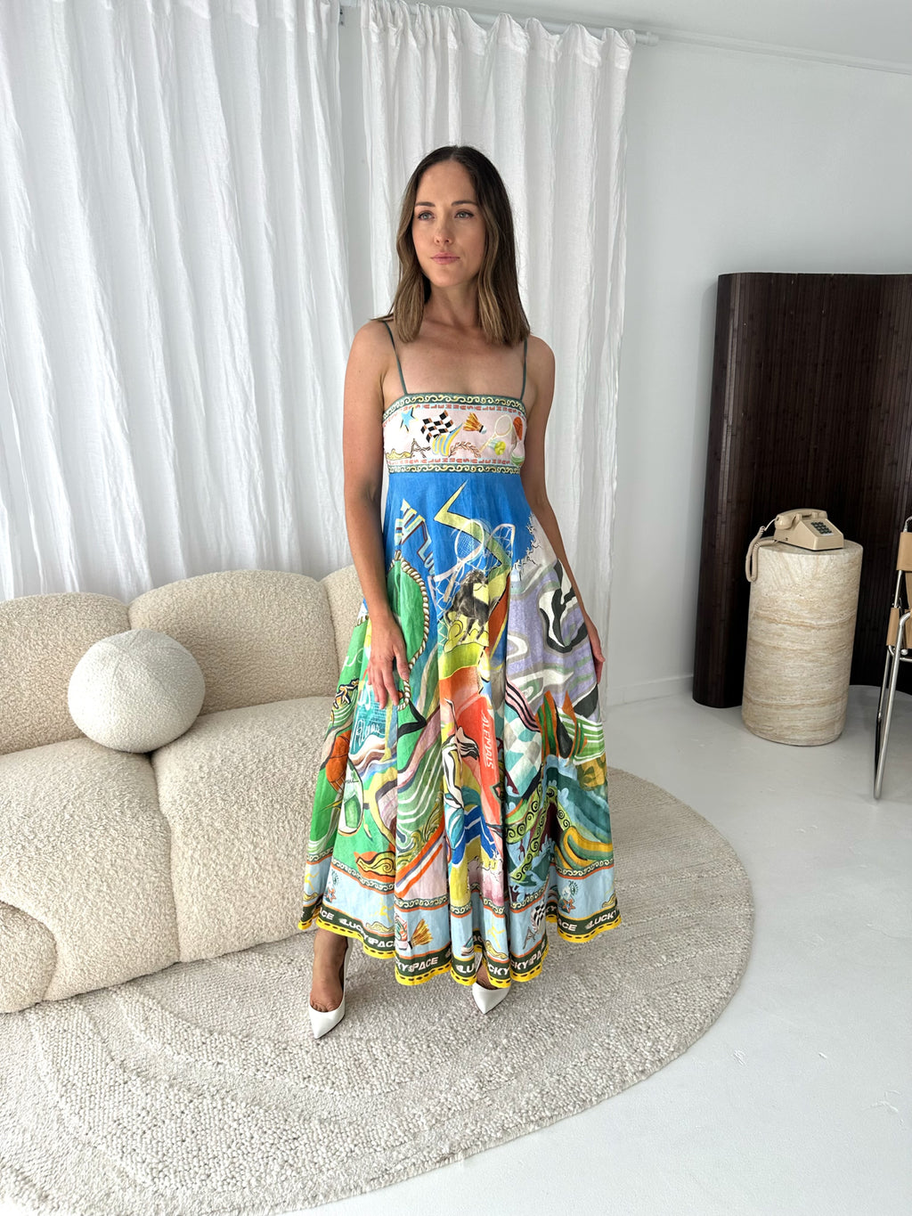 Alemais- Lucky Pace Sundress- Size 6