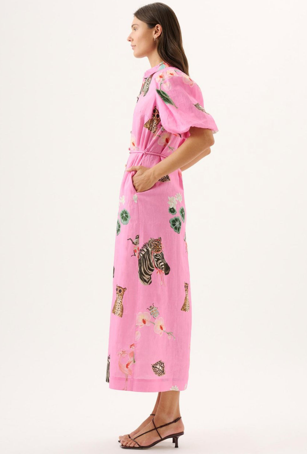 ROAME.- Berkeley Dress- Pink- Size L