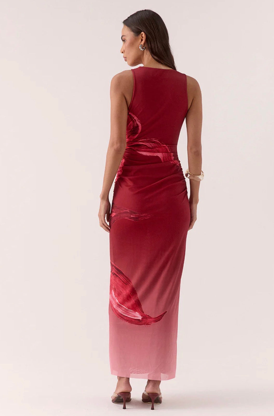 SOVERE- Florence Dress- Raspberry- Size 8