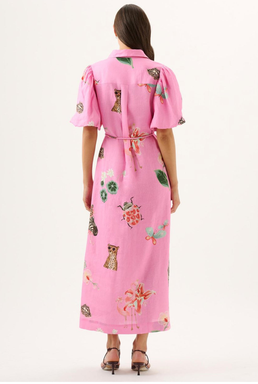 ROAME.- Berkeley Dress- Pink- Size L