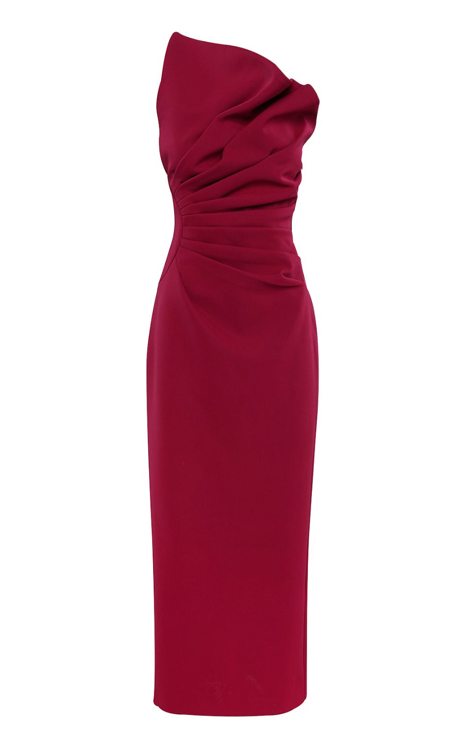 Mossman- Common Emotion Midi Dress- Crimson- Size 8