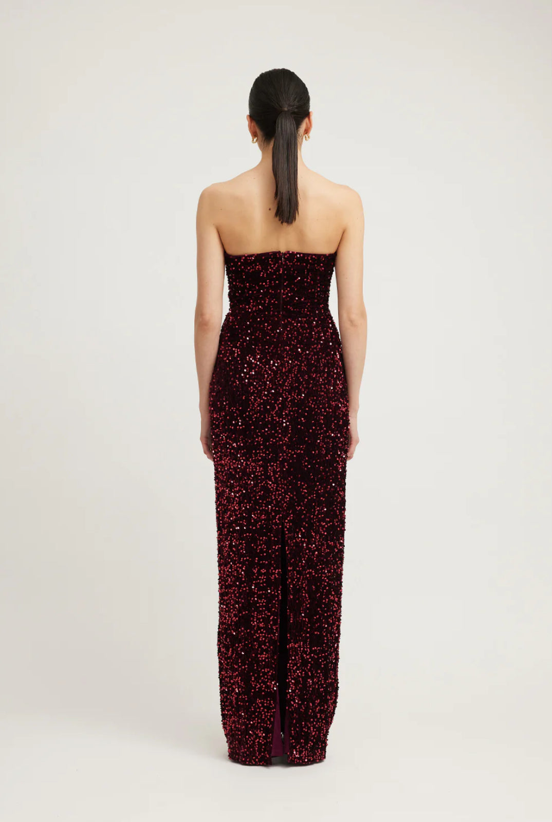 Tojha- Harlynne Dress - Merlot Sequin- Size 14