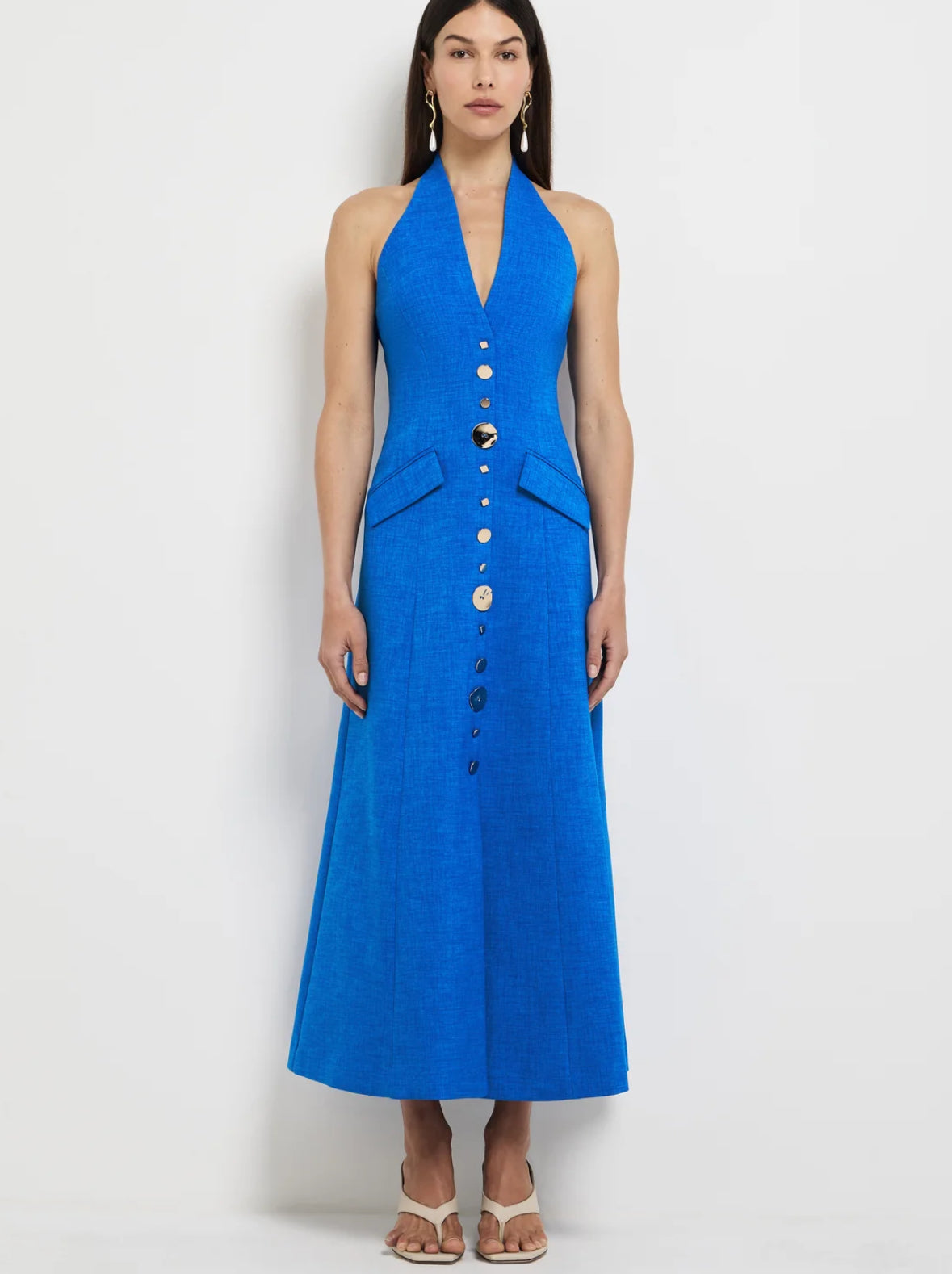 Sheike- Shai Maxi Dress- Blue- Size 8