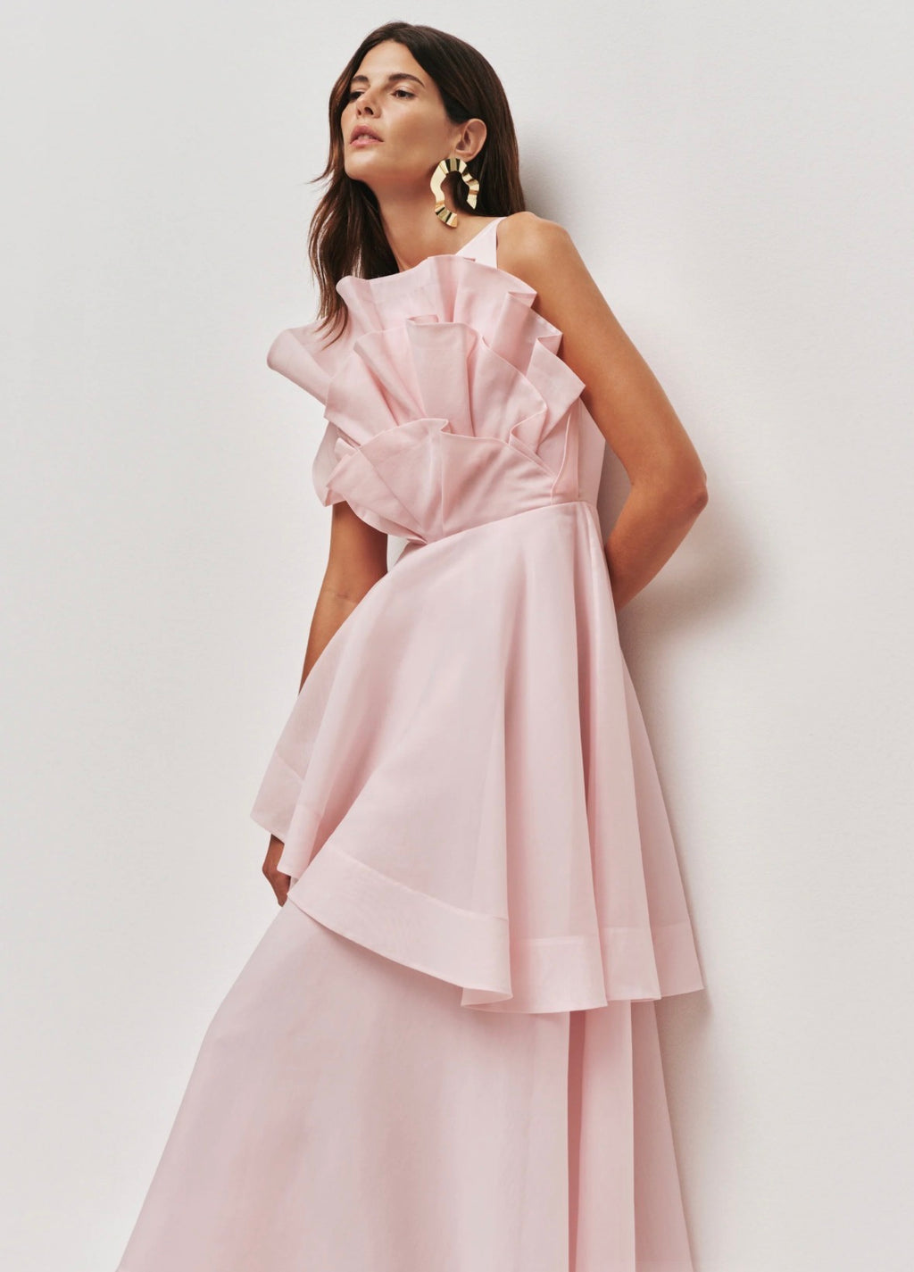 AJE– Selestia Midi Dress- Ash Pink- Size 14