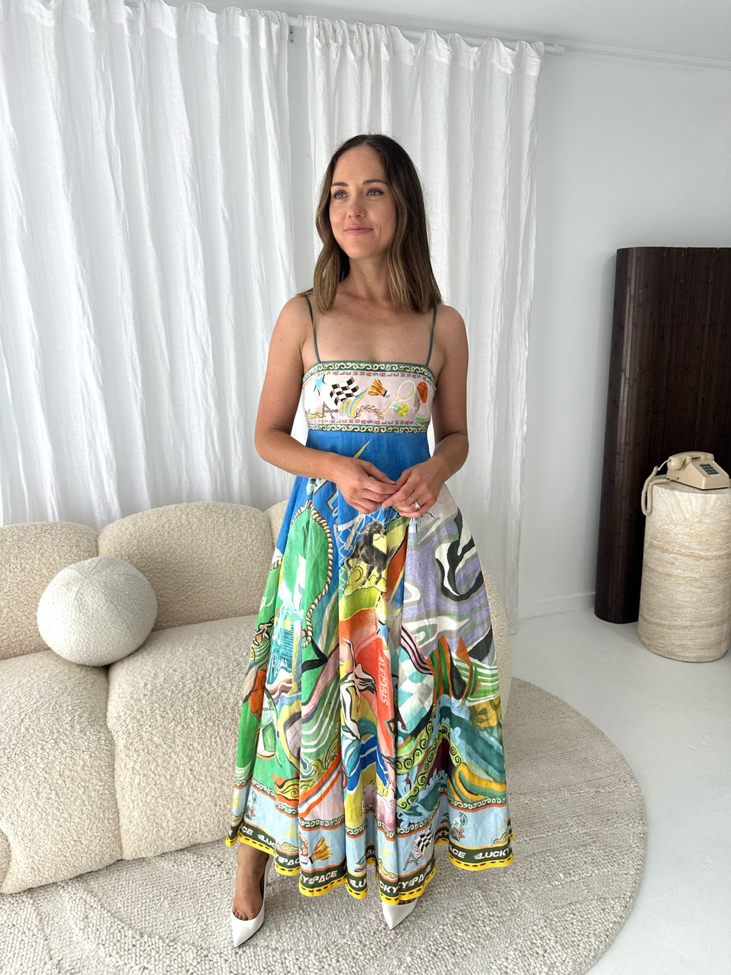 Alemais- Lucky Pace Sundress- Size 6