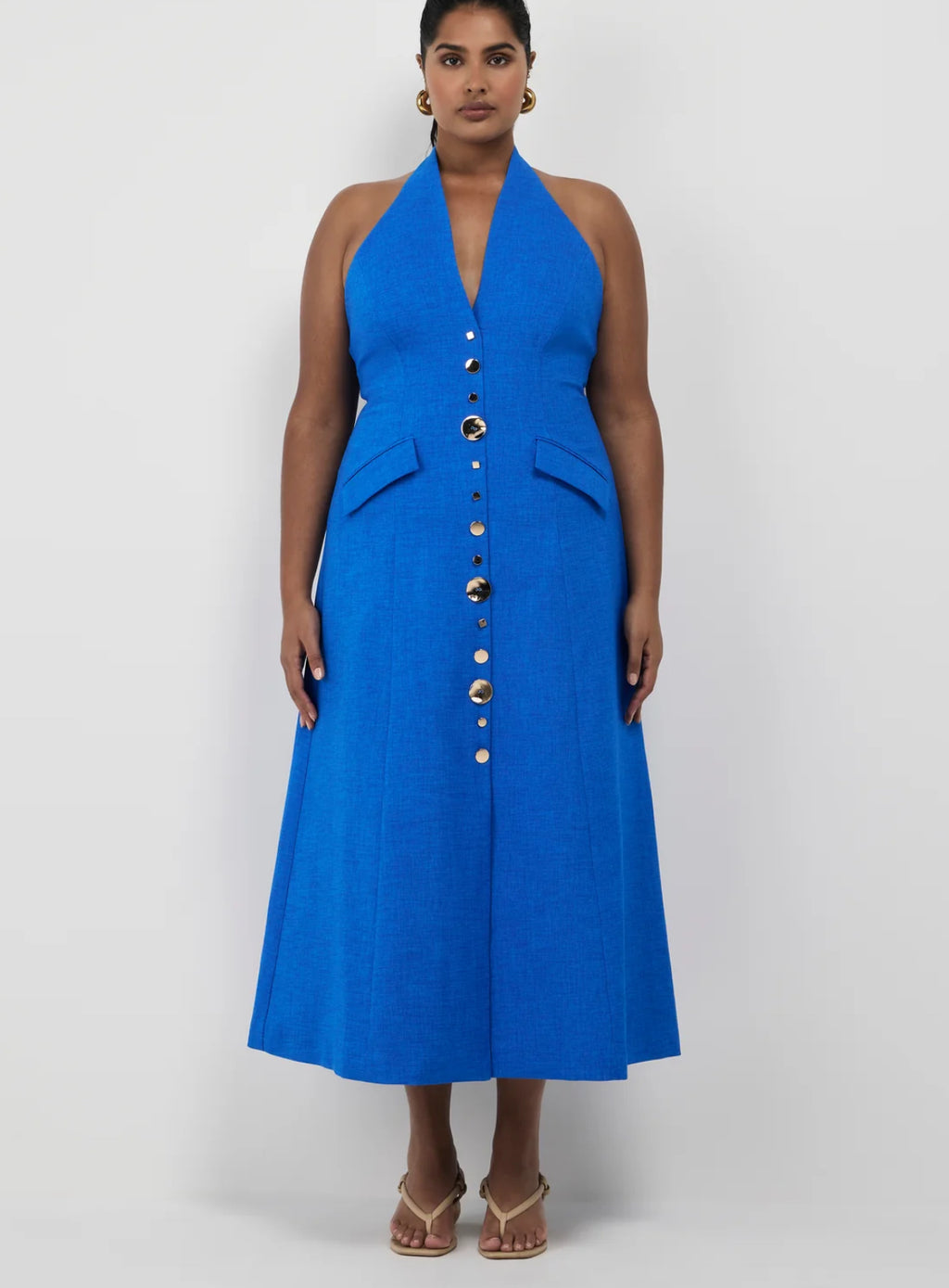 Sheike- Shai Maxi Dress- Blue- Size 8