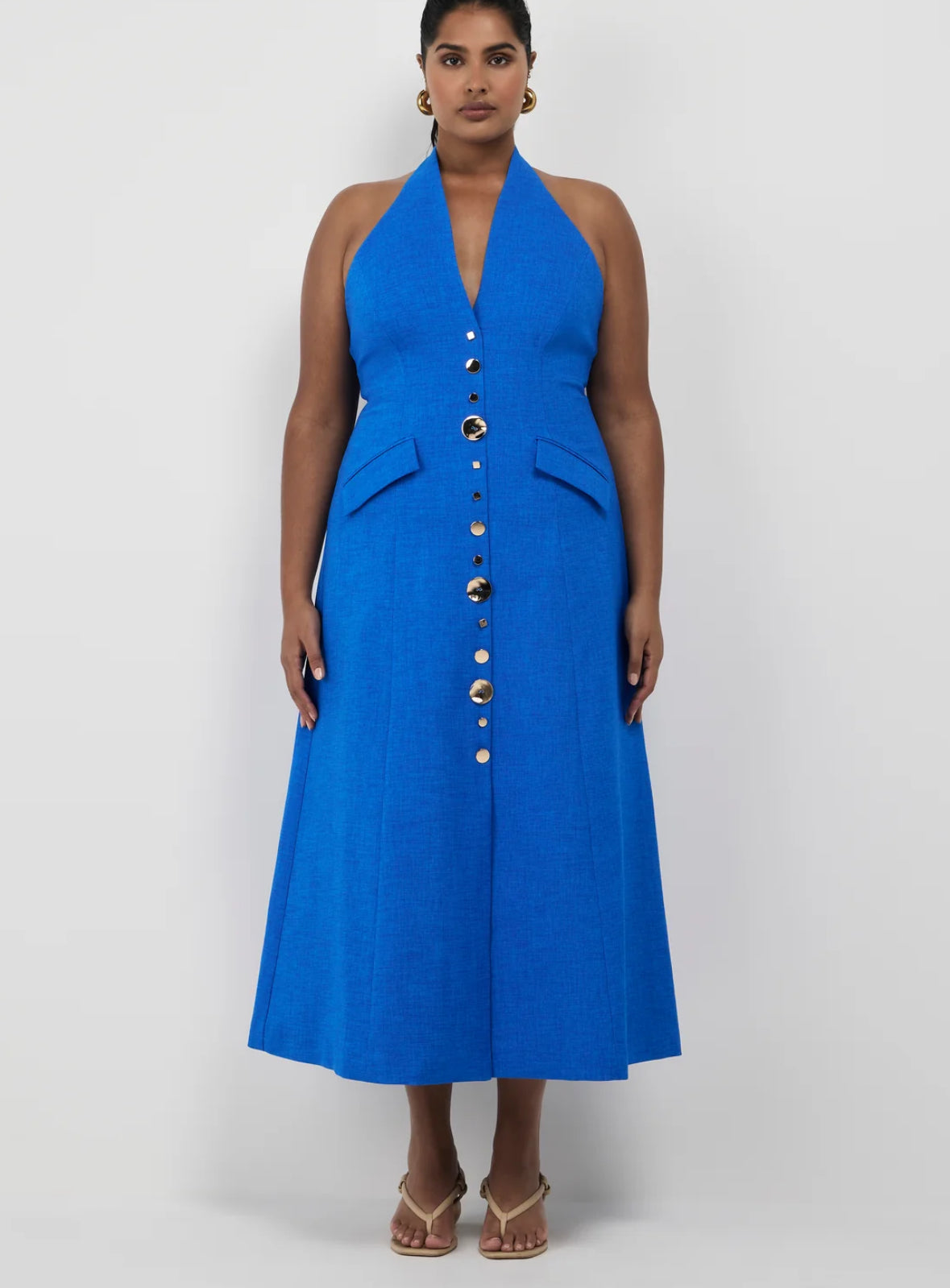 Sheike- Shai Maxi Dress- Blue- Size 8