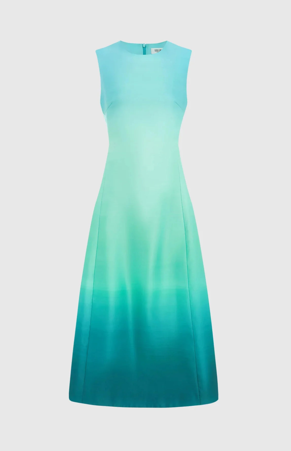 Leo Lin- Cleo Sleeveless Midi Dress- Ombre Aqua- Size 14