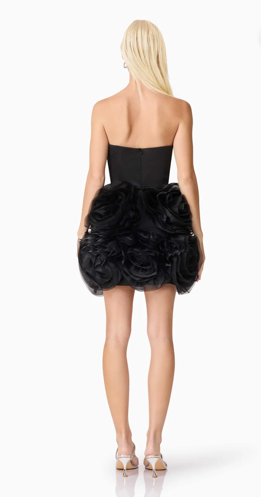 Elliatt-  Asher Strapless Mini Dress- Black- Size Medium