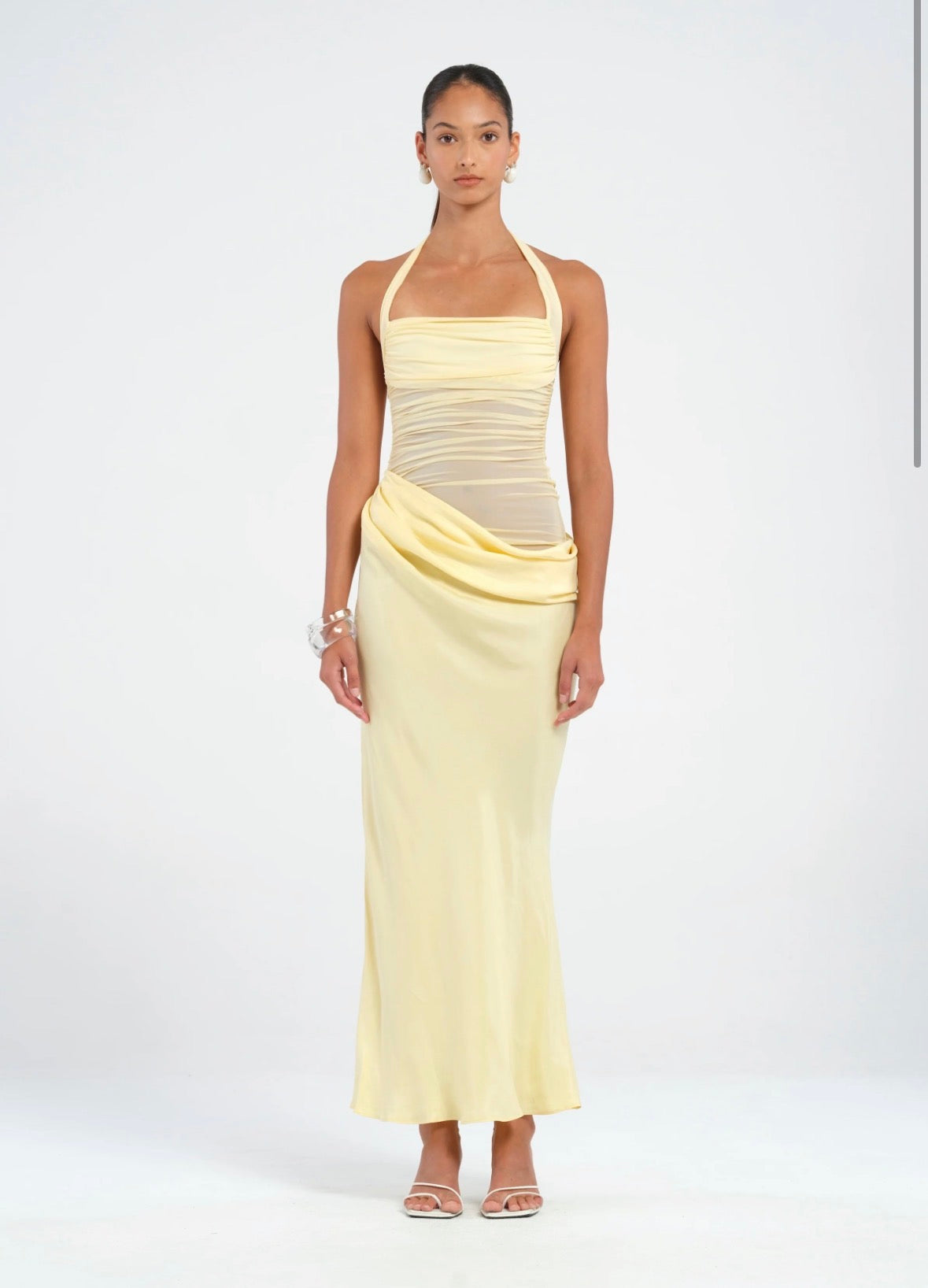 Benni- Gina Maxi Dress- Yellow- Size 12