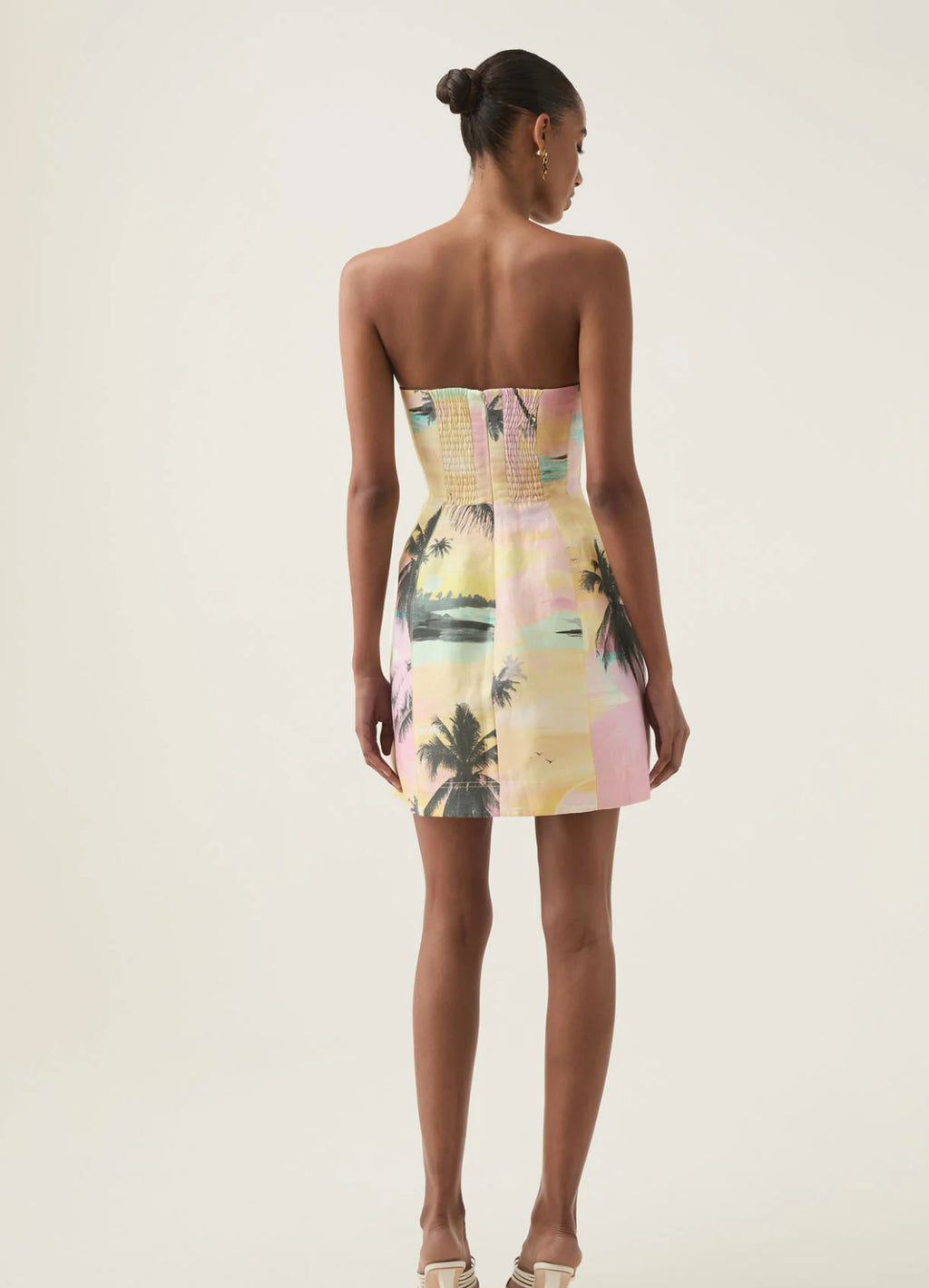 Aje - Baret Strapless - Mini Dress- Size 10