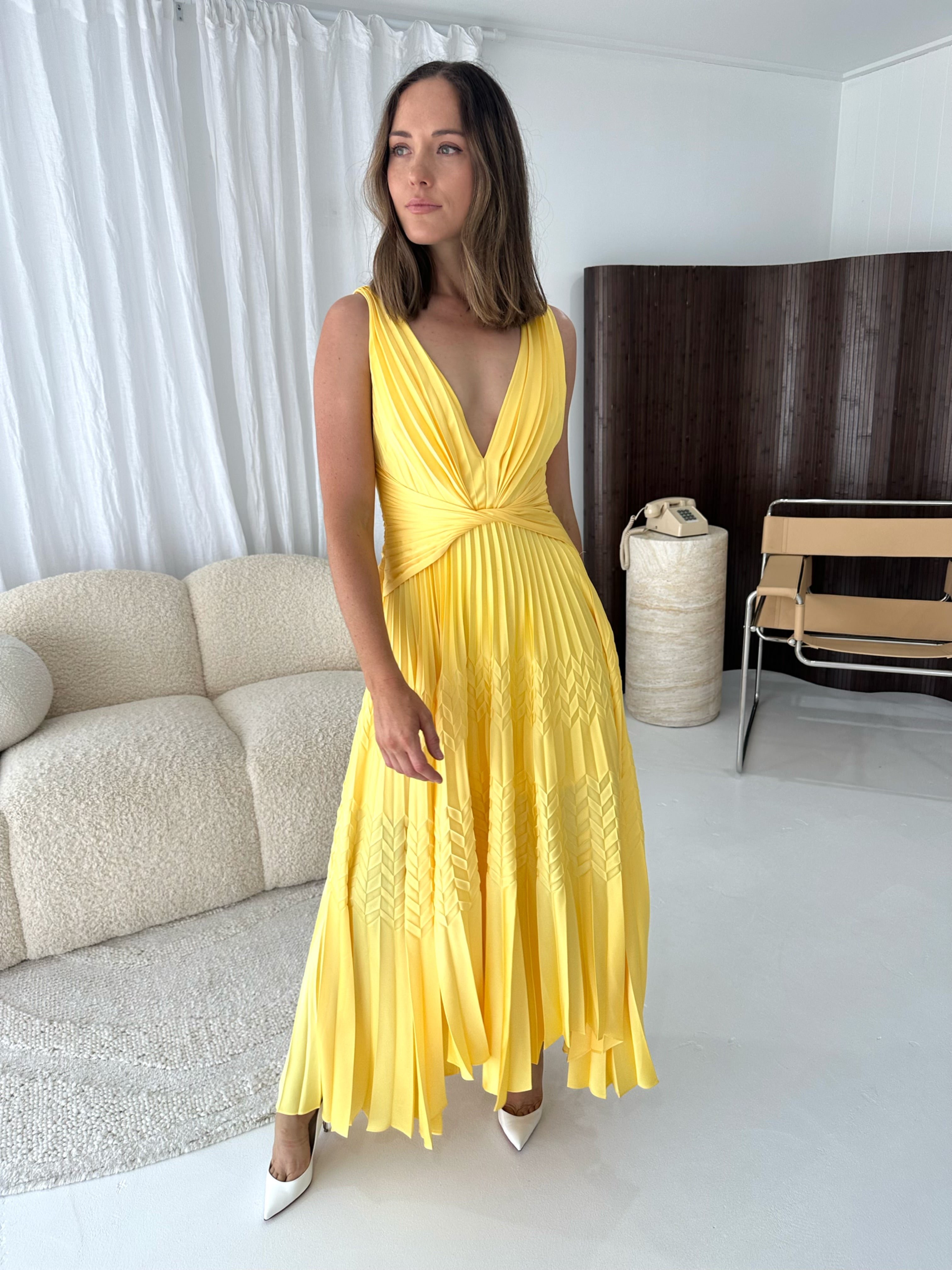 Acler- Bettencourt Dress- Sunshine- Size 6