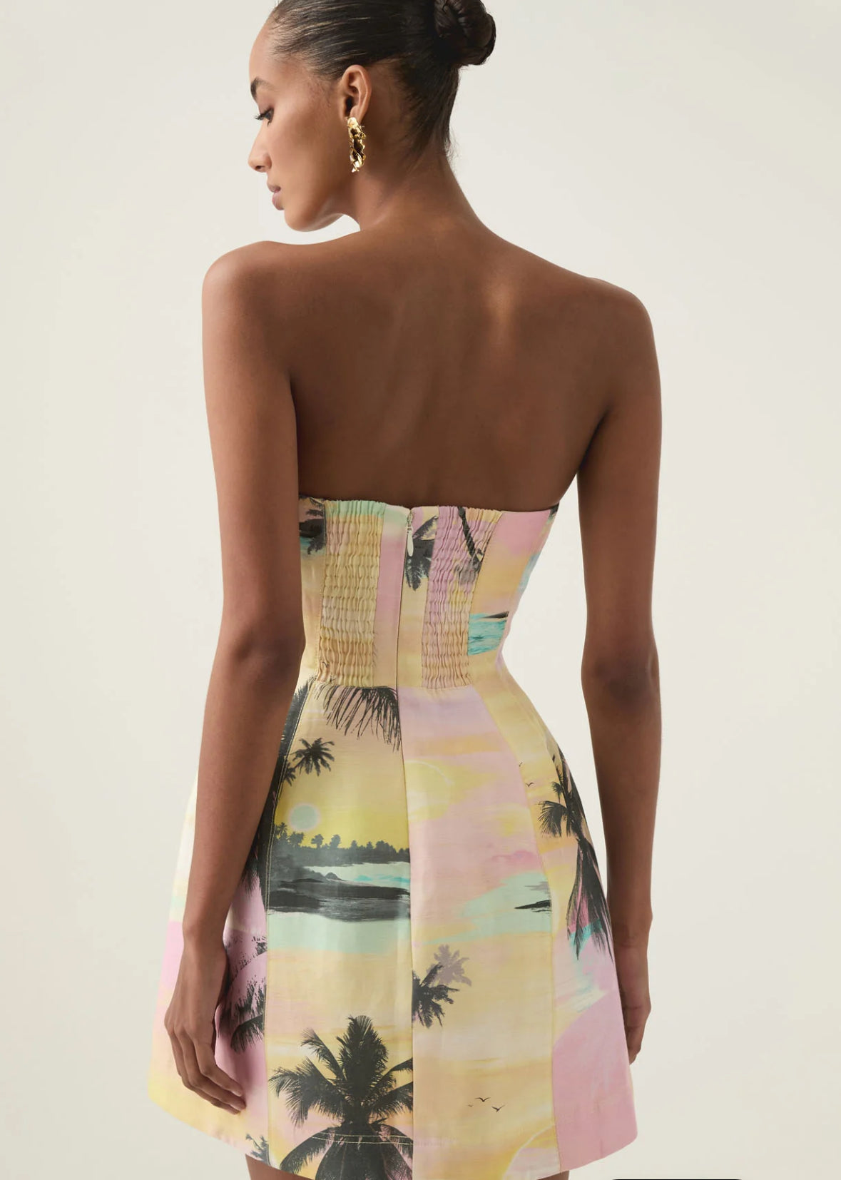 Aje - Baret Strapless - Mini Dress- Size 10